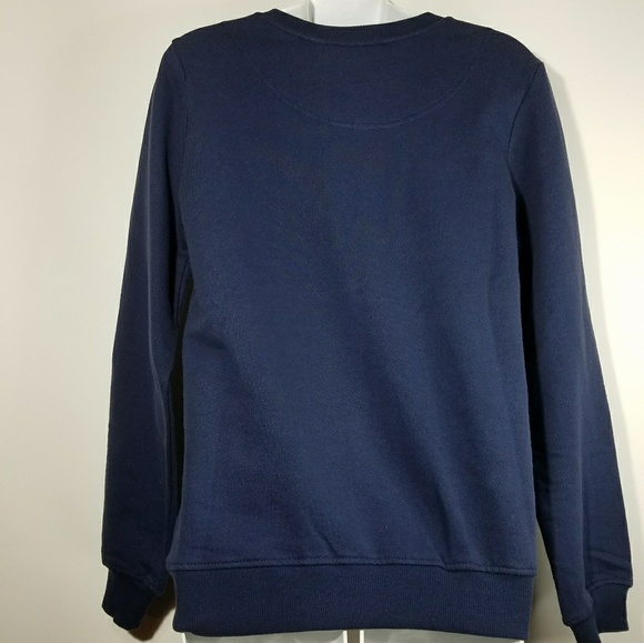 HEMANT & NANDITA Navy Blue Beaded Sweater Sz S - Picture 8 of 8